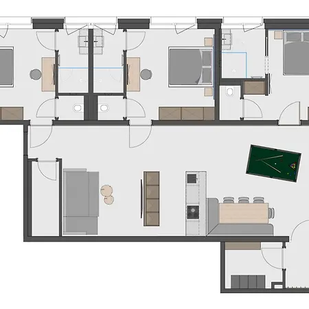 Appartement Chalet Saalbach Apartman *